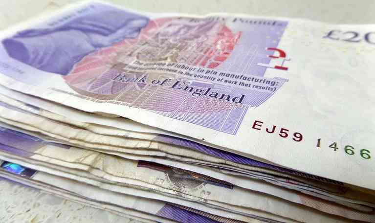 British Pound Sterling rates drop