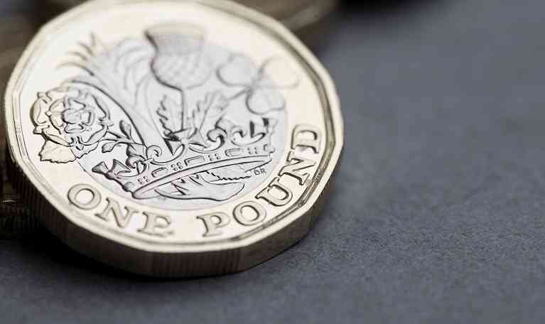 one sterling pound coin