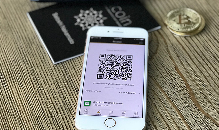 Bitcoin cash smartphone app account