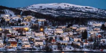 winter town in Norway