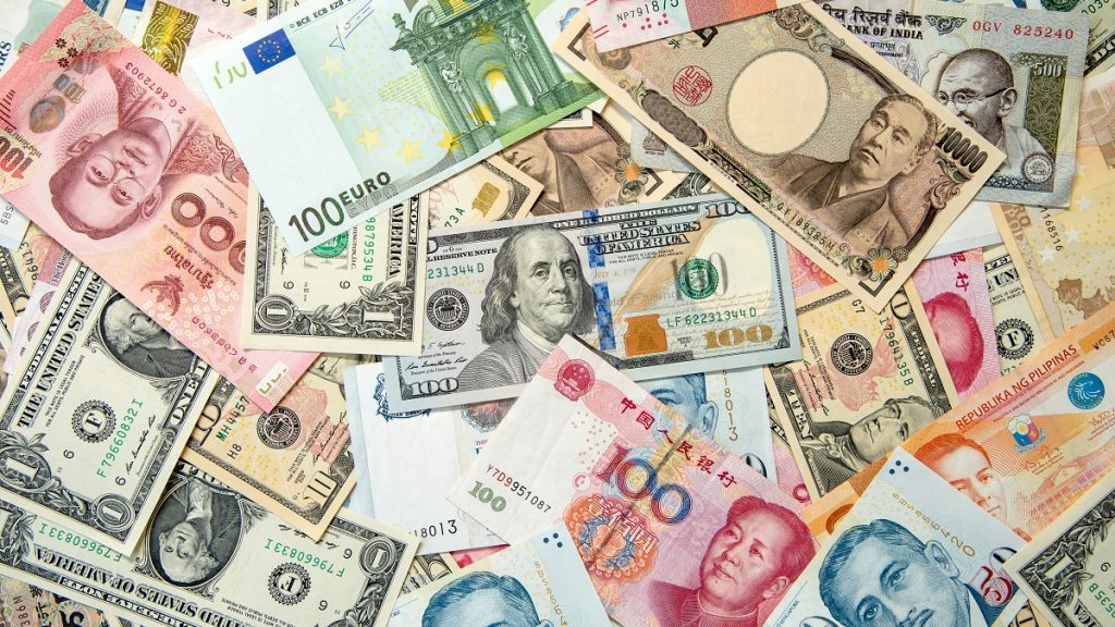 a list of foreign currencies